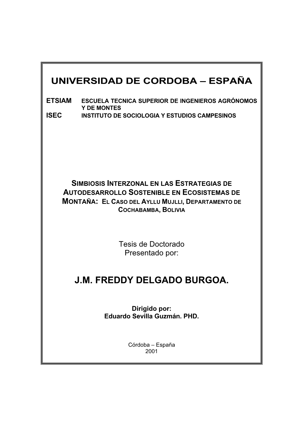 J.M. Freddy Delgado Burgoa