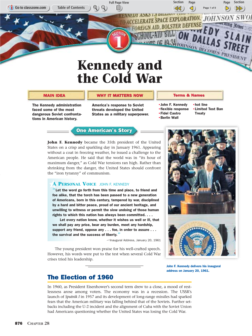 Kennedy and the Cold War