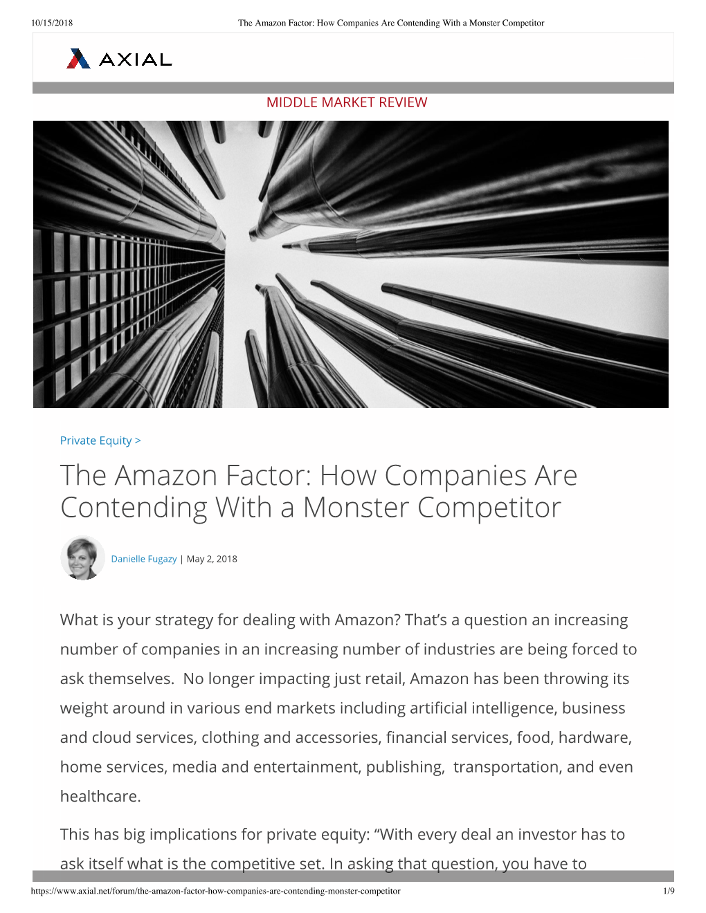 The Amazon Factor: How Companies Are Contending with a Monster Competitor