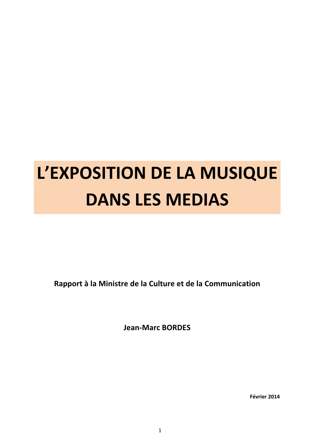 L'exposition De La Musique Dans Les Medias