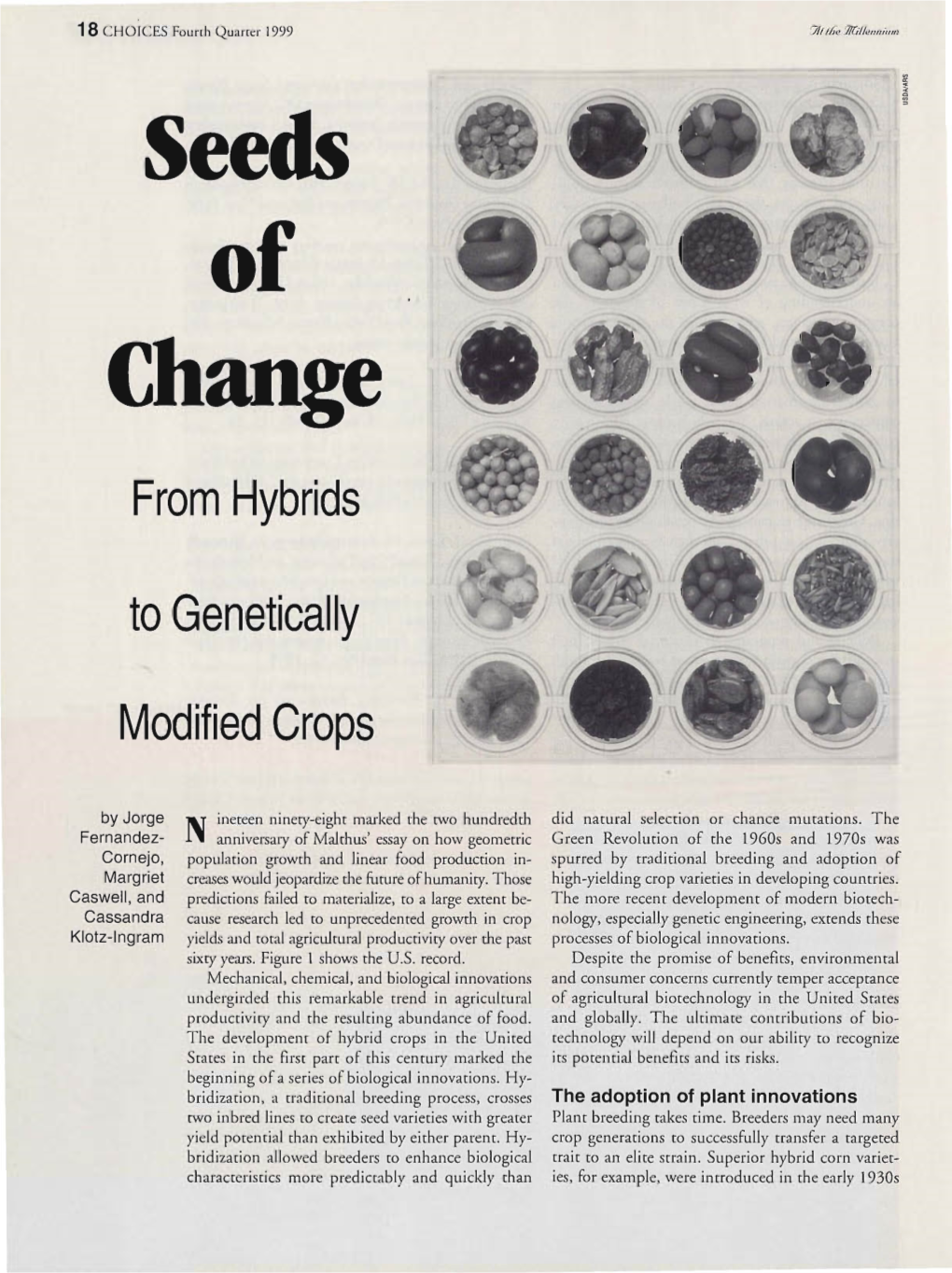 From Hybrids to Genetically Modified Crops