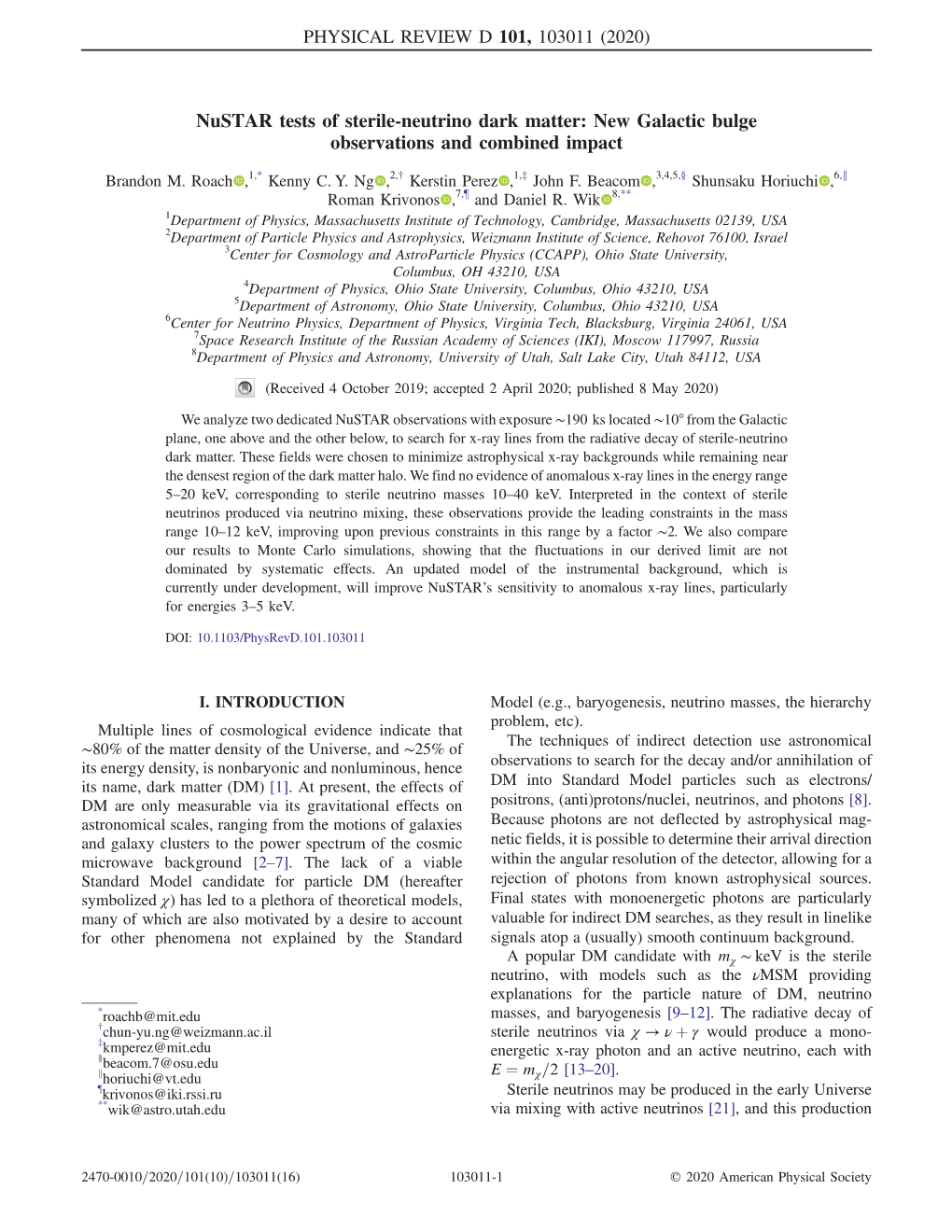 Nustar Tests of Sterile-Neutrino Dark Matter: New Galactic Bulge Observations and Combined Impact