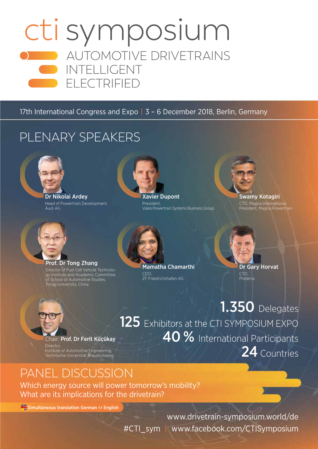 Plenary Speakers