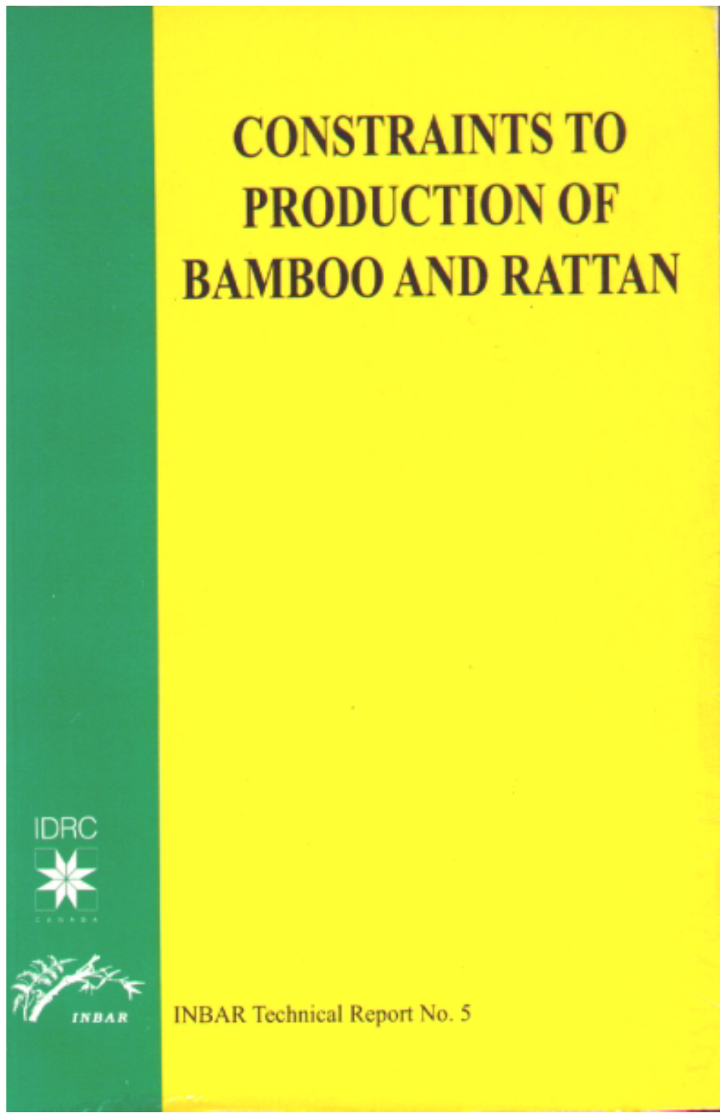 Bamboo and Rattan Research Projects Over the Past Fourteen Years