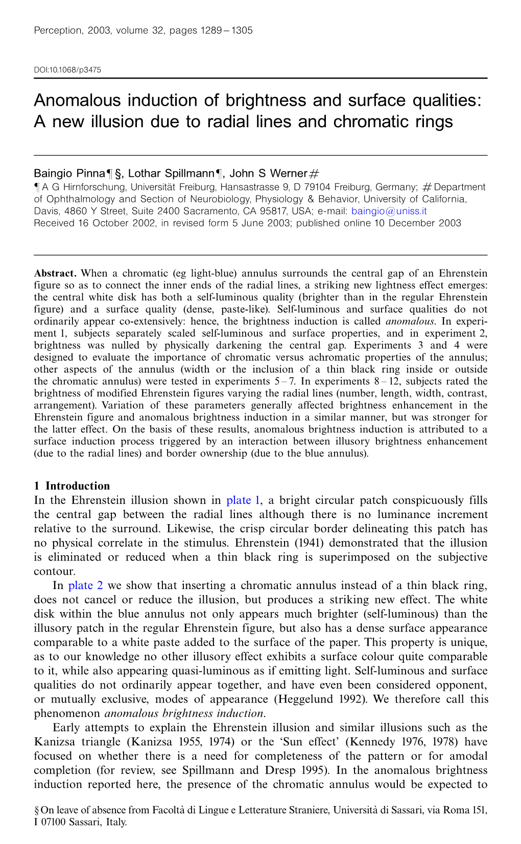 Anomalous Induction of Brightness and Surface Qualities: a New Illusion Due to Radial Lines and Chromatic Rings