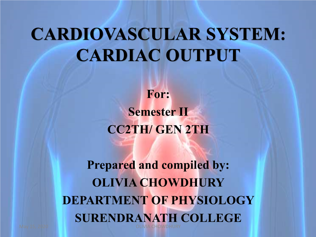 Cardiac Output