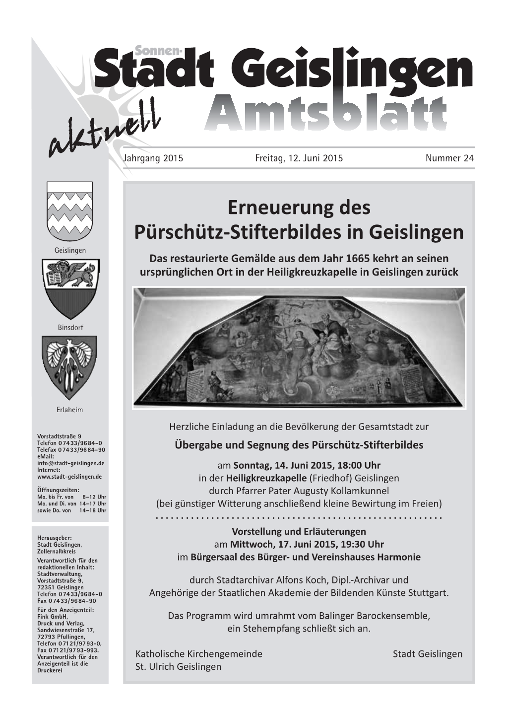 Amtsblatt Geislingen KW24