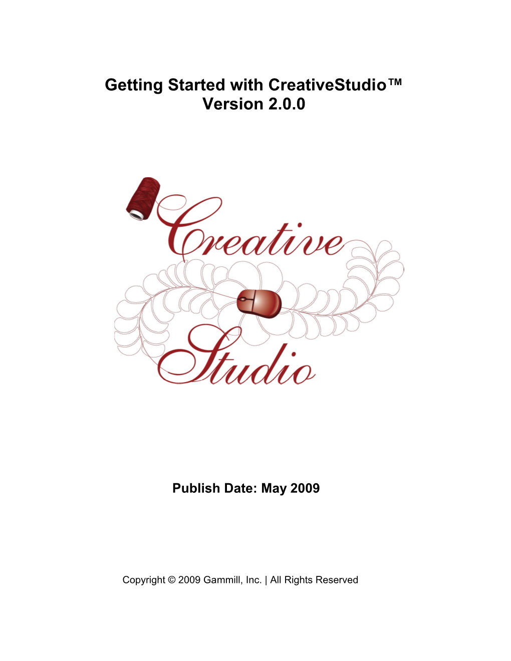 Getting Started with Creativestudio™ Version 2.0.0