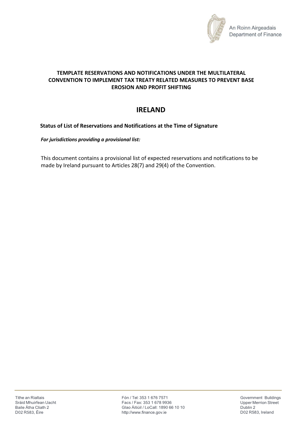 Beps-Mli-Position-Ireland.Pdf