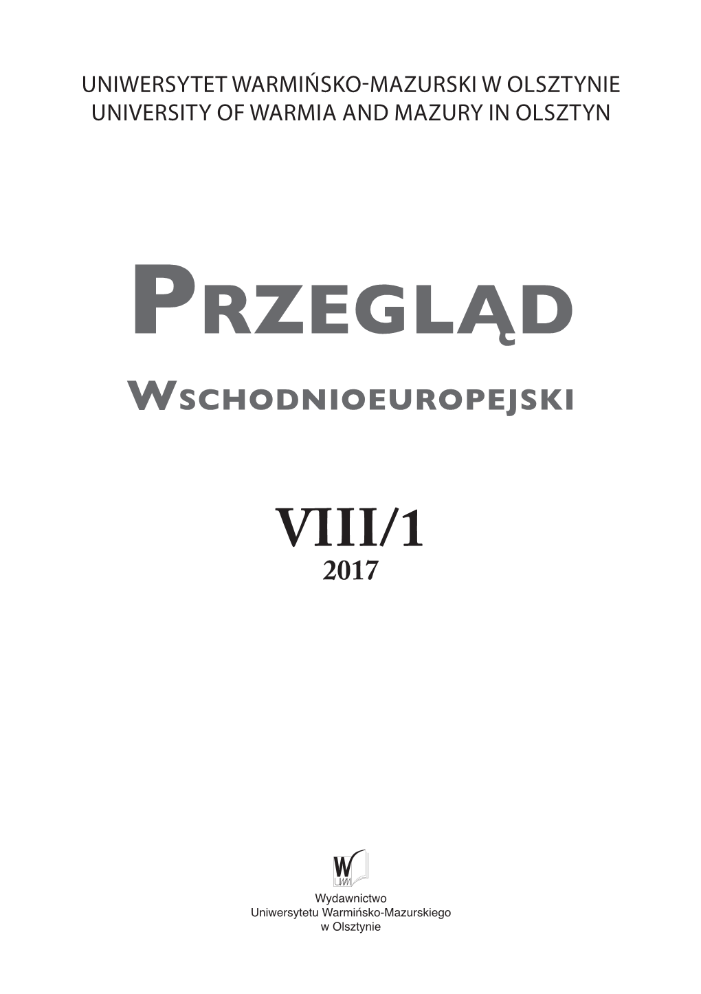 Przegląd Wschodnioeuropejski