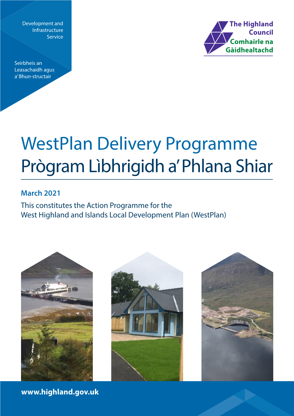 Westplan Delivery Programme Prògram Lìbhrigidh A' Phlana Shiar