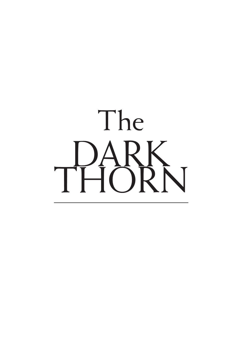 Dark Thorn by Shawn Speakman