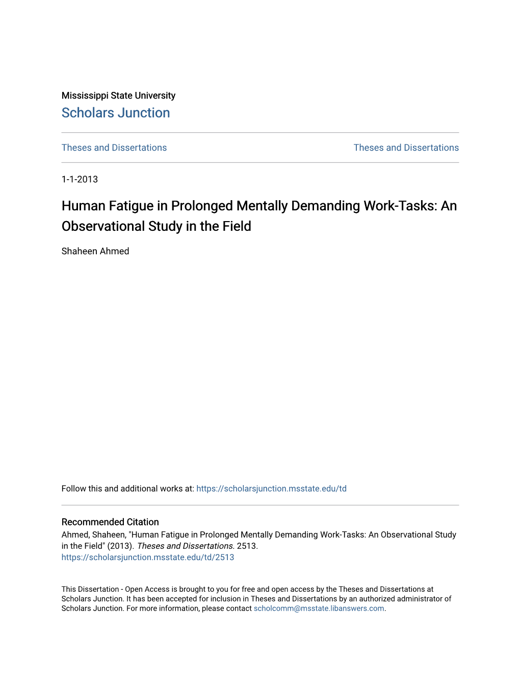 Human Fatigue in Prolonged Mentally Demanding Work-Tasks: an Observational Study in the Field