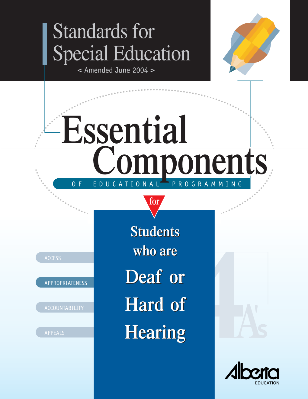 Essential Components of Educational Programming for Students Who Are Deaf Or Hard of Hearing
