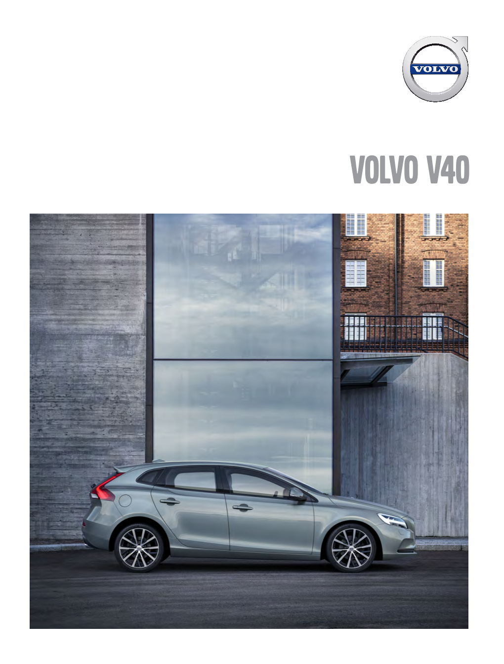 Volvo V40 2019 Brochure