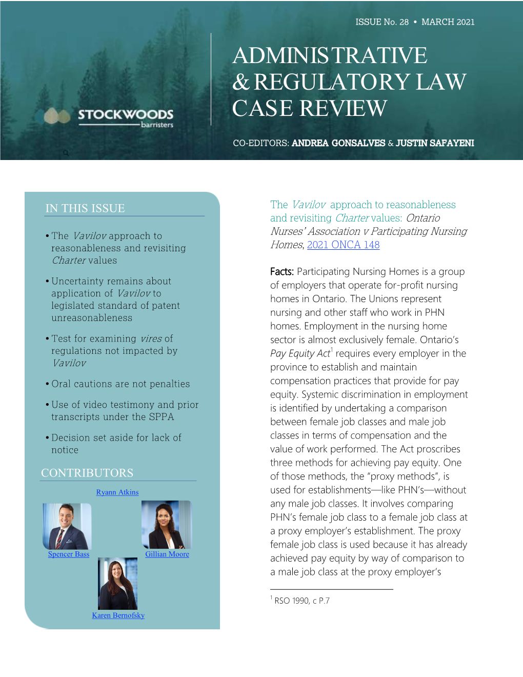 Administrative & Regulatory Law Case Review