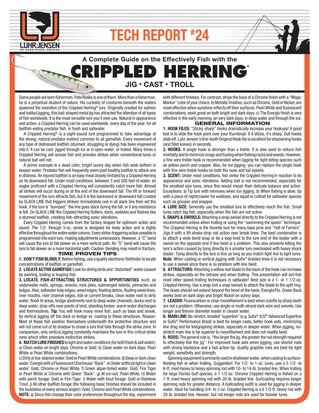 Crippled Herring® Jig • Cast • Troll