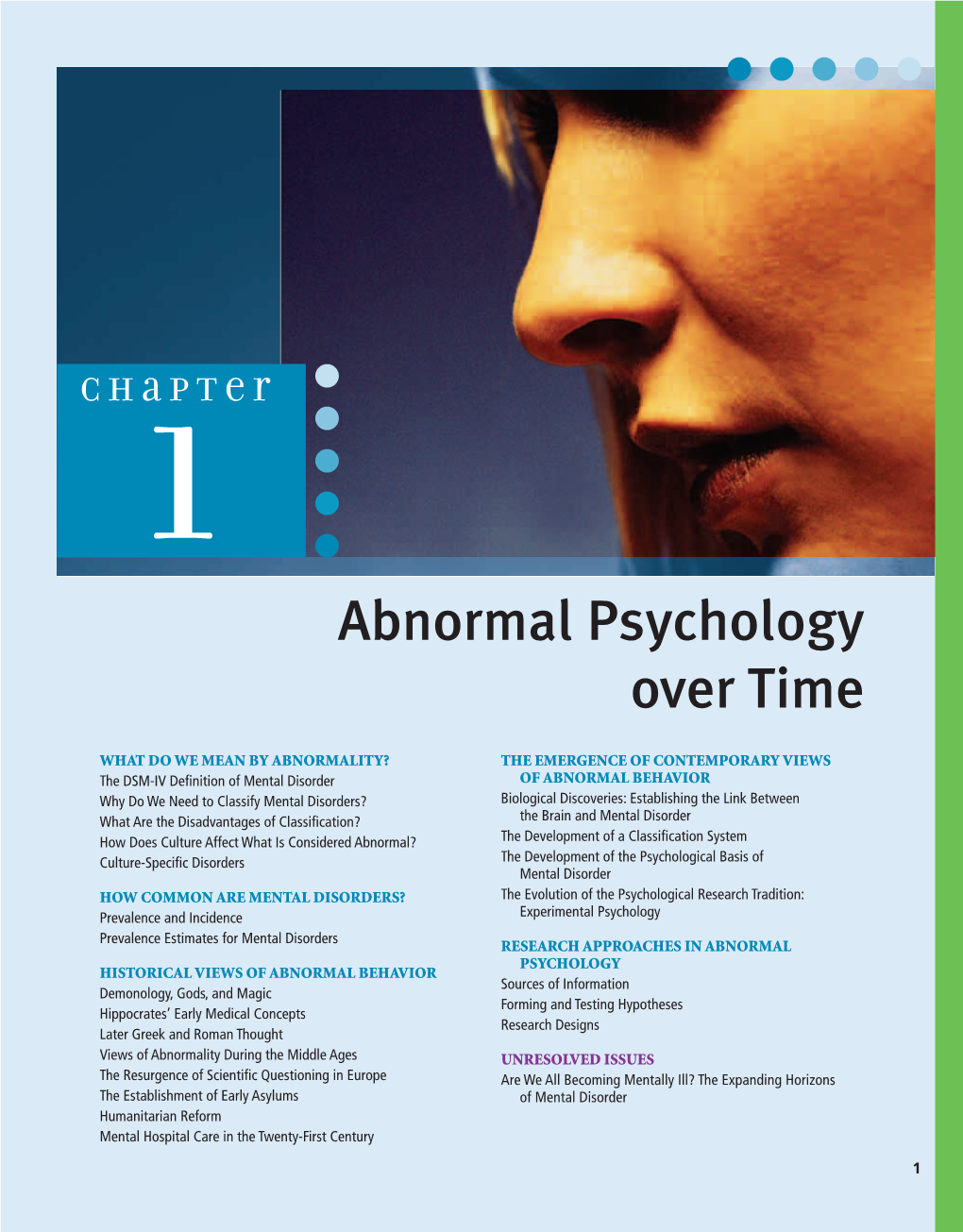 Abnormal Psychology Over Time