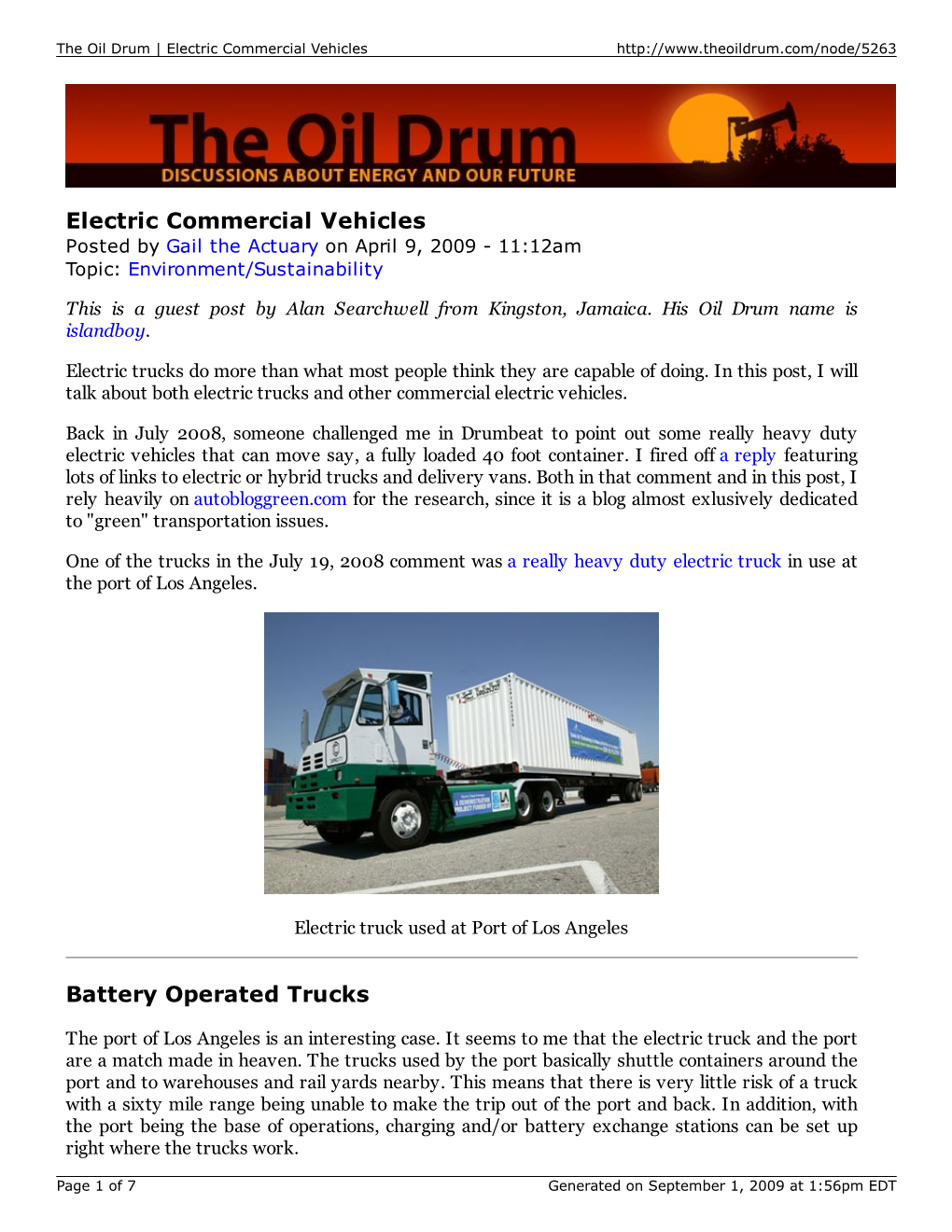 Electric Commercial Vehicles Battery Operated Trucks
