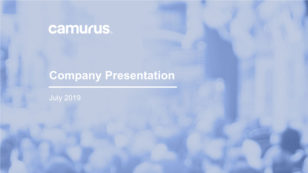 Company Presentation