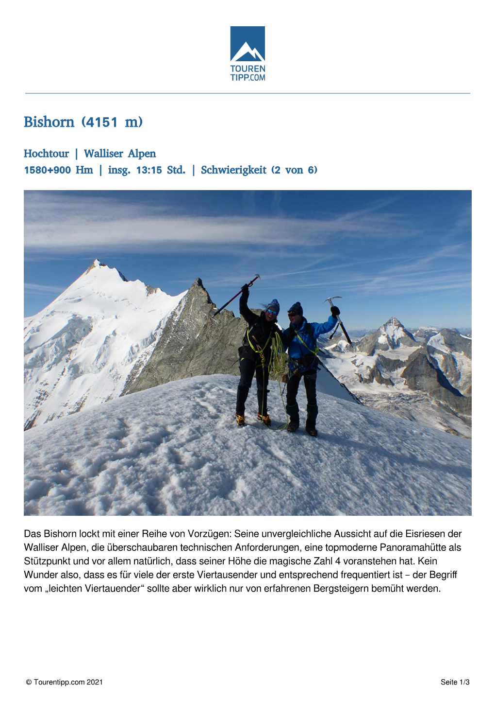 Bishorn (4151 M)