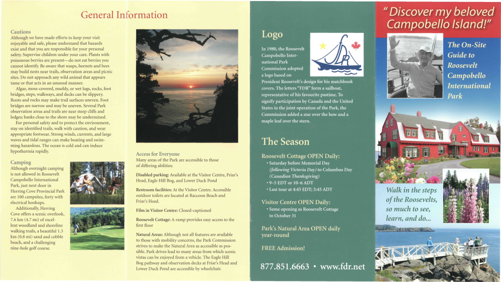 " Discover My Beloved Campobello Island!"