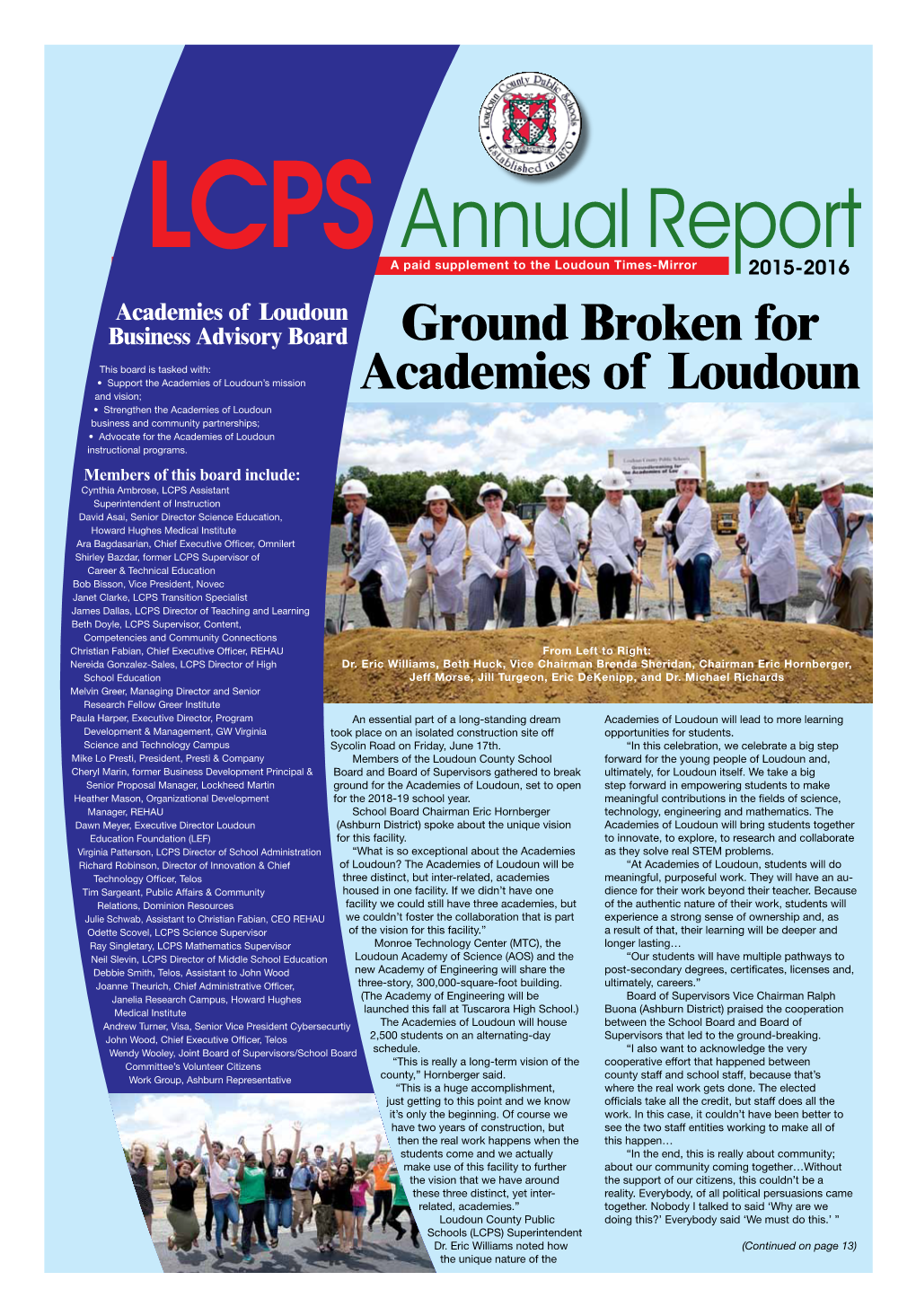 Ground Broken for Academies of Loudoun