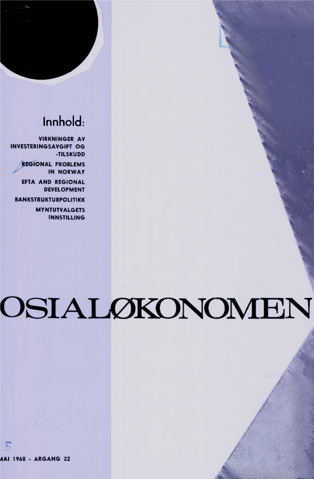 Sosialøkonomen 1968/05