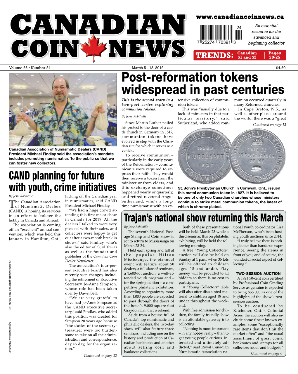 Canadiancoinnews.Ca an Essential Resource for the CANADIAN Advanced and Beginning Collector