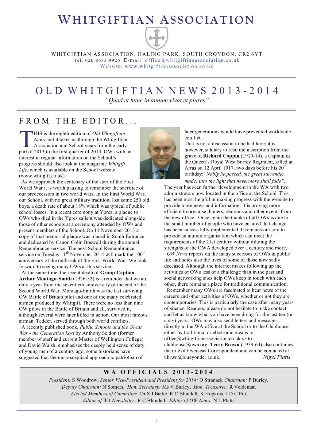 OW News 2013-14