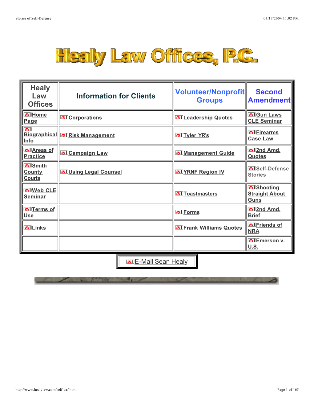 Healy Law Offices Information for Clients Volunteer/Nonprofit Groups