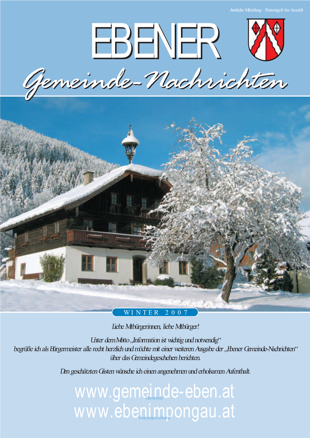 Gemeindezeitung Winter 2007