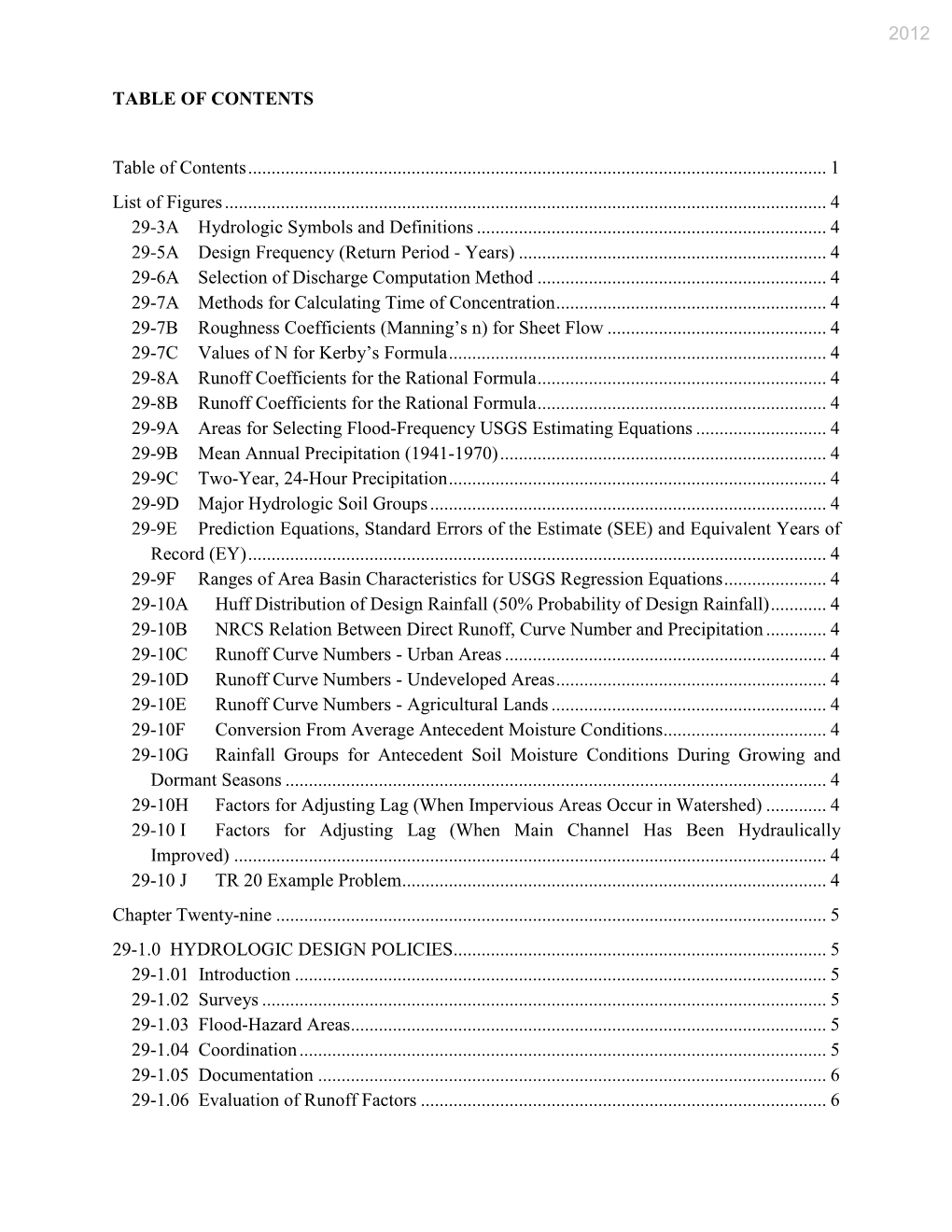 29 Hydrology