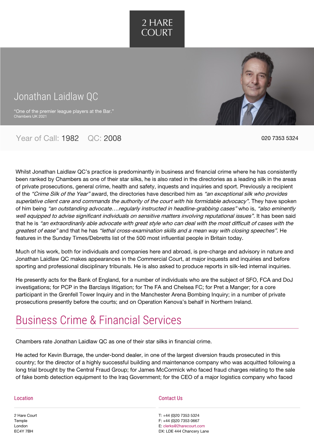 Jonathan Laidlaw QC