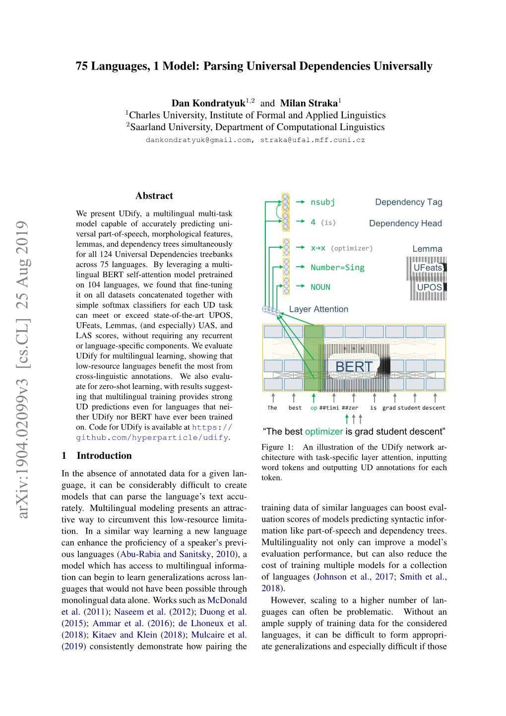 75 Languages, 1 Model: Parsing Universal Dependencies Universally