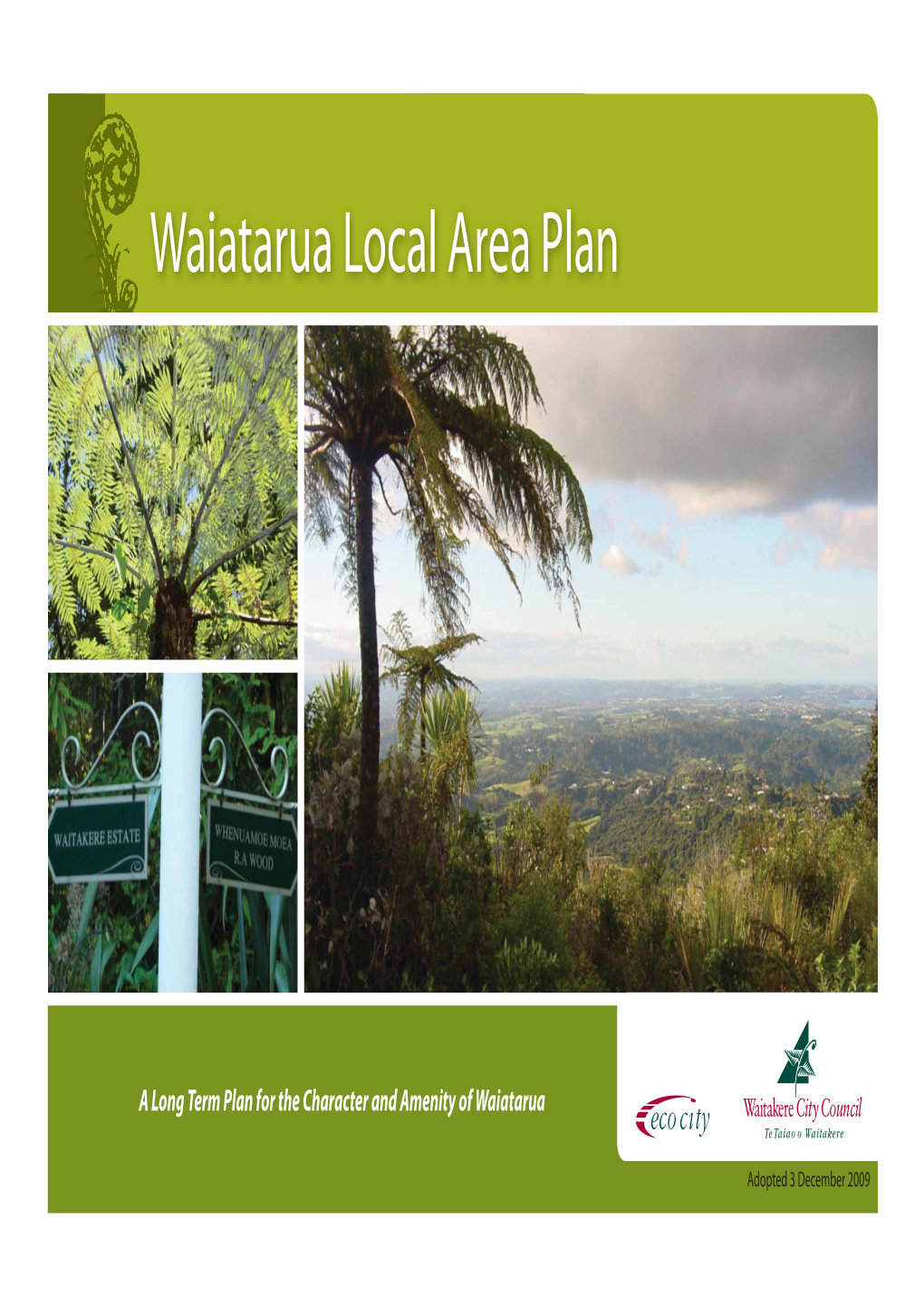 Waiatarua Local Area Plan
