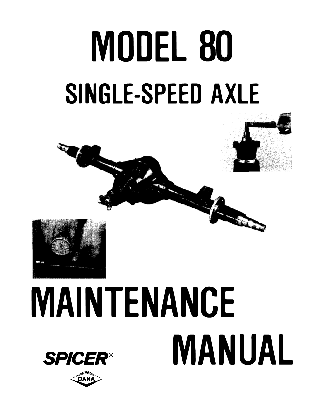 Model 80 Maintenance Manual