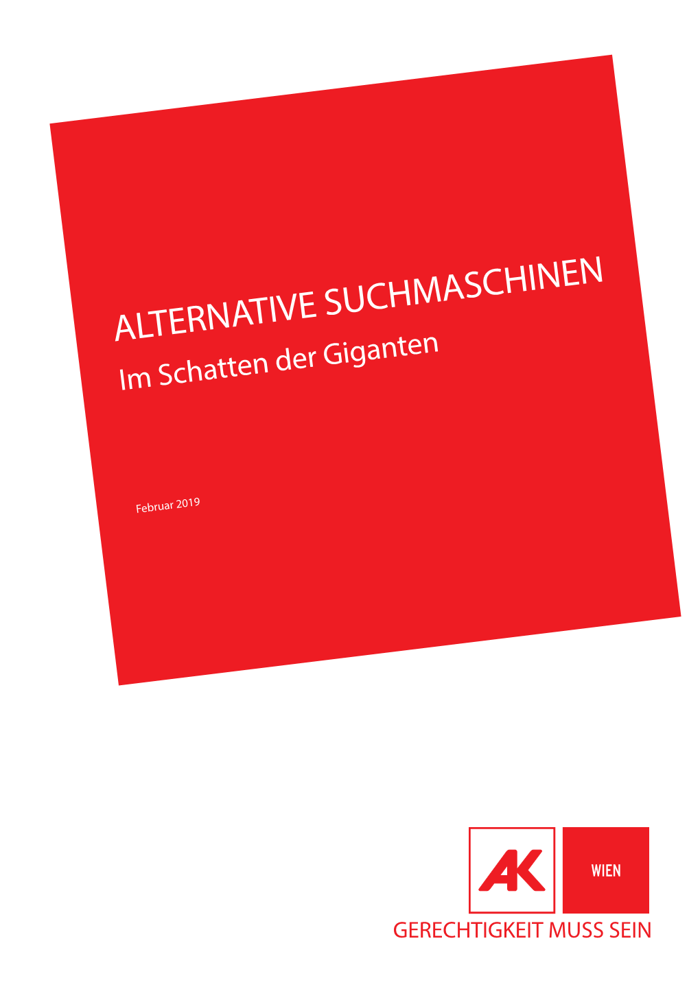 ALTERNATIVE SUCHMASCHINEN Im Schatten Der Giganten