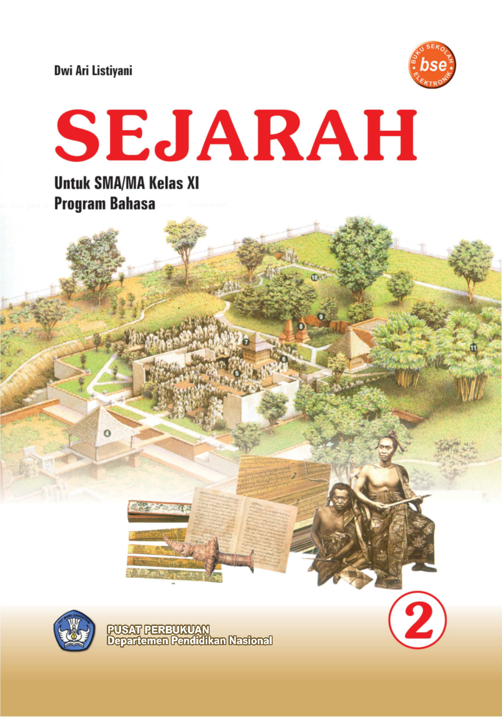 Cover Sejarah Dwi Ari Klas 2 BHS.Psd