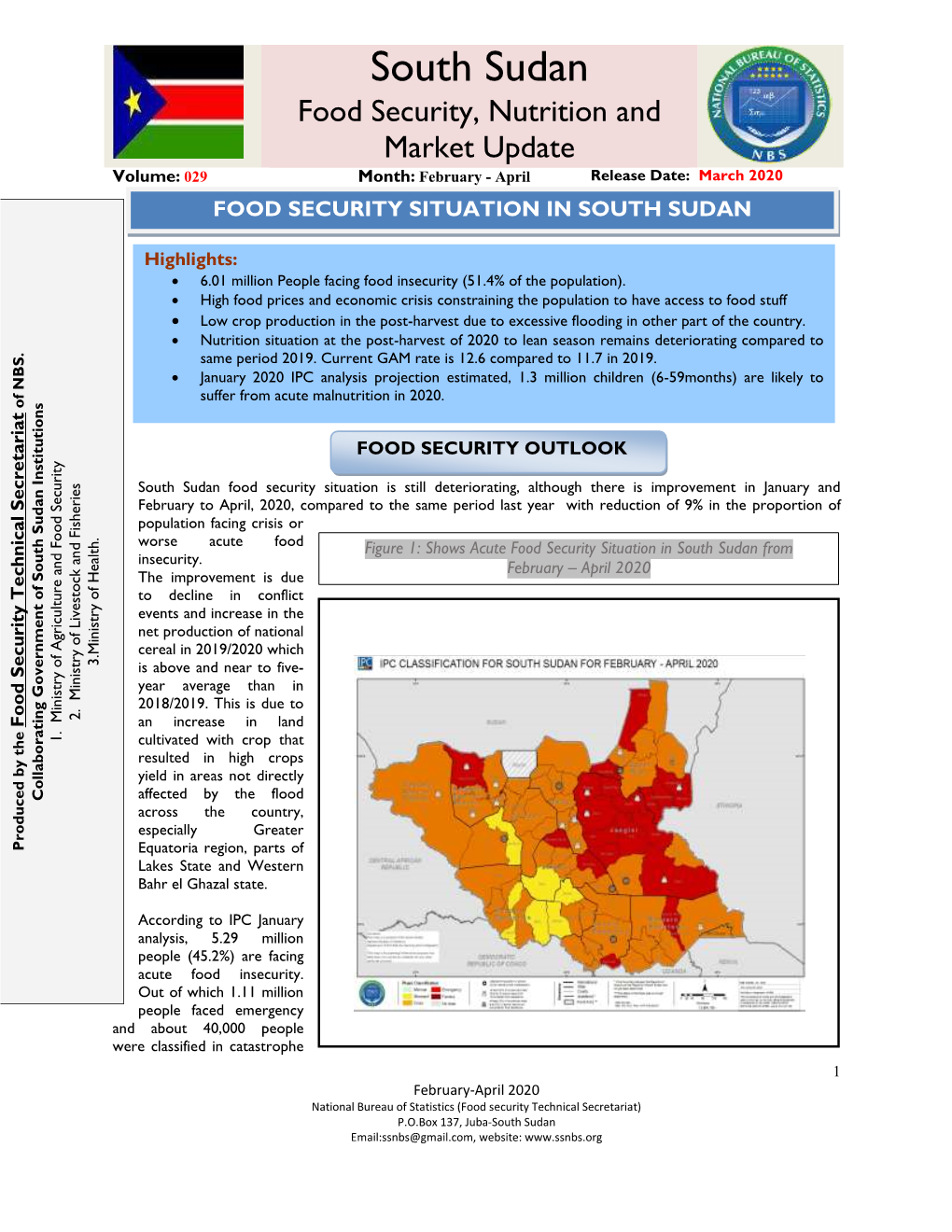 South Sudan Food Security, Nutrition And