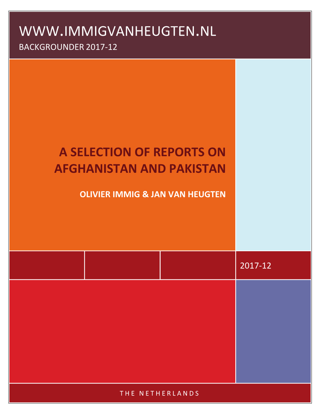 A Selection of Reports on Afghanistan and Pakistan