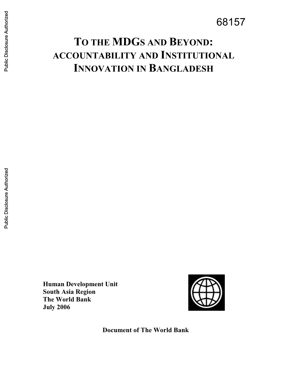 World Bank Document