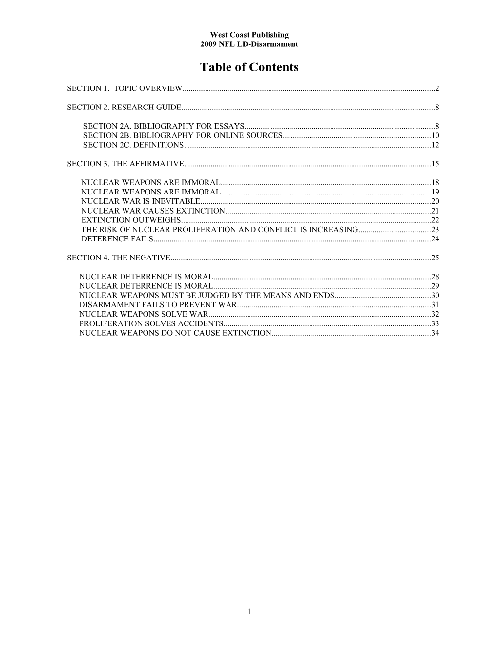 Table of Contents s62