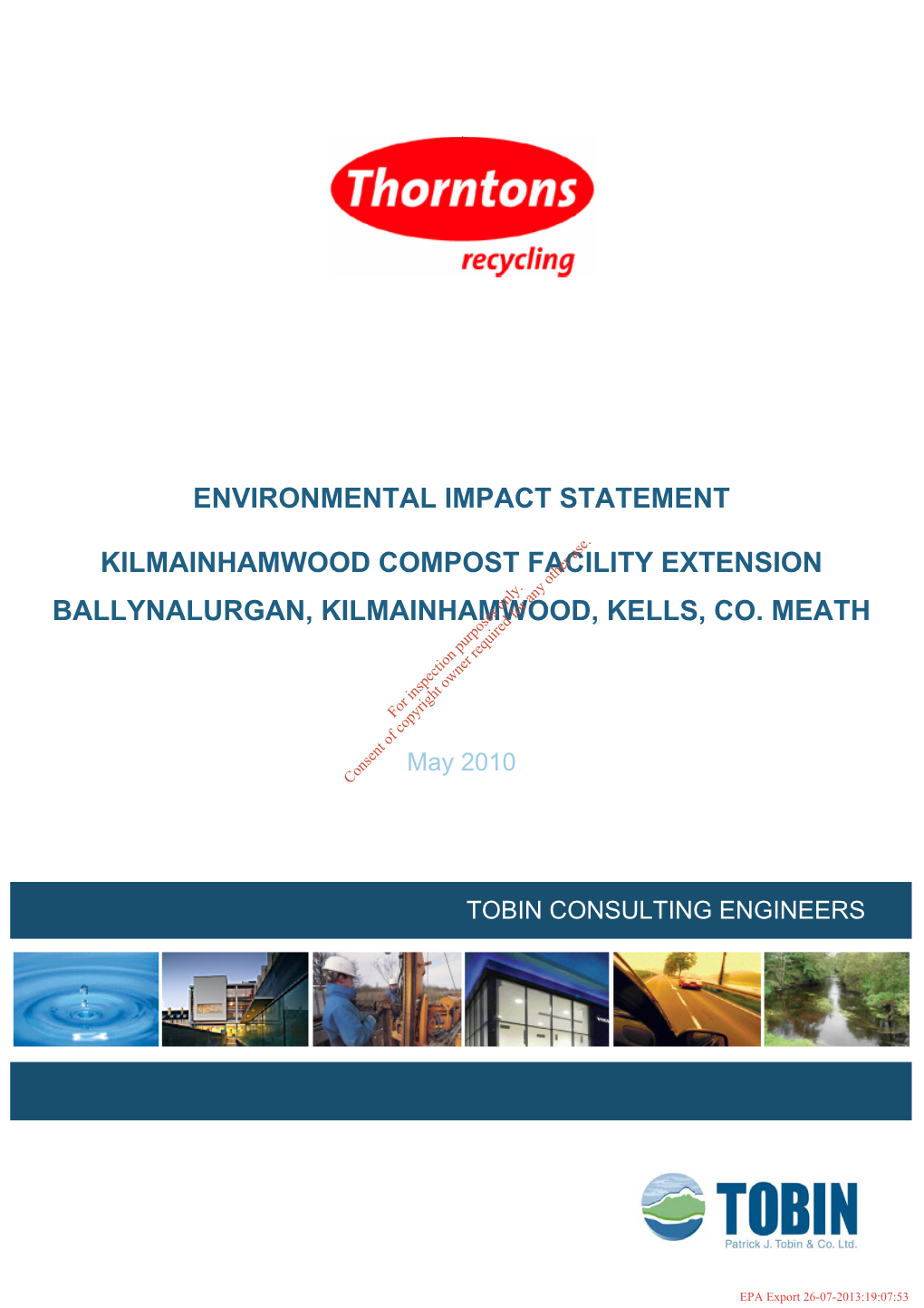 Environmental Impact Statement Kilmainhamwood Compost Facility
