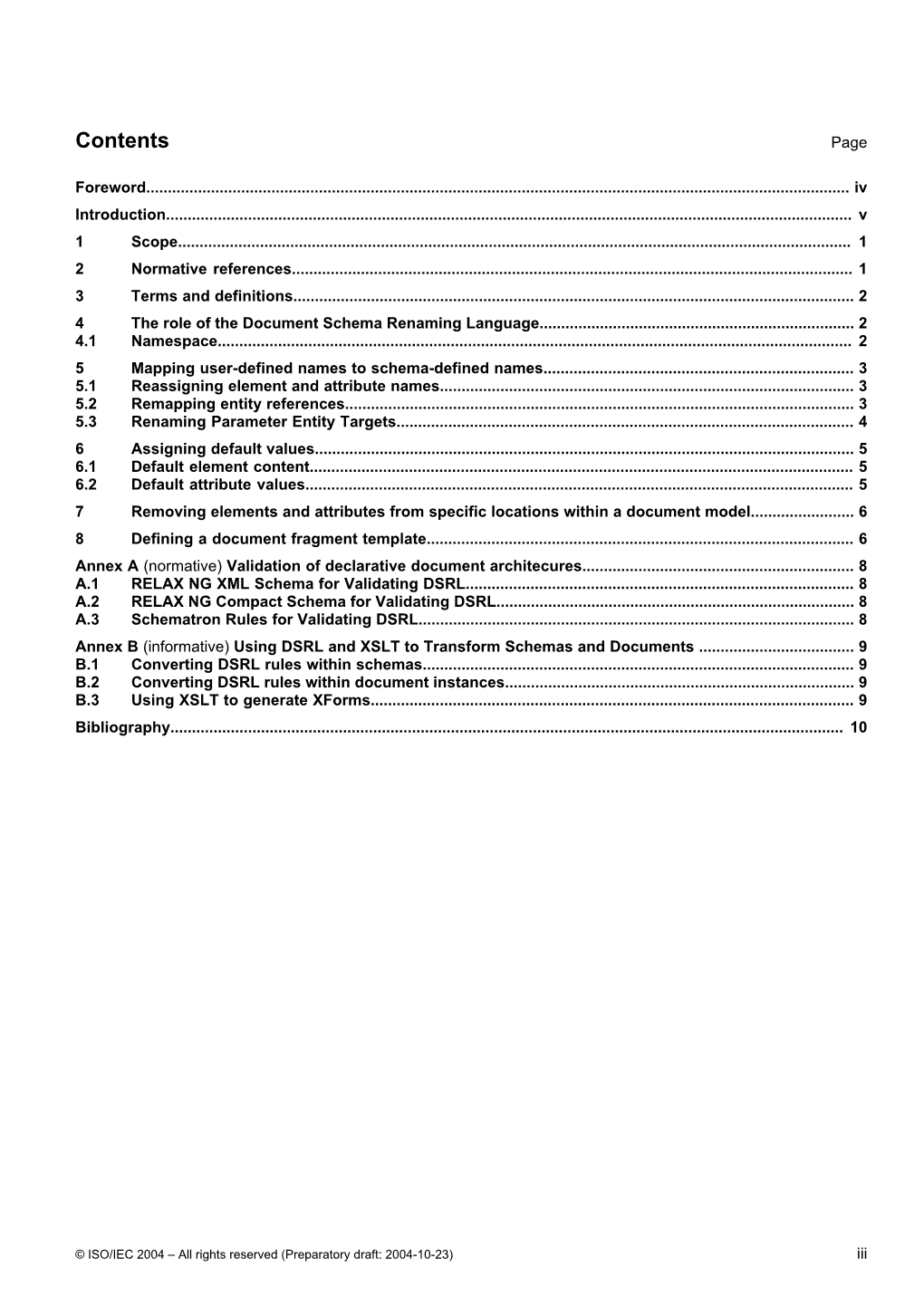 Document Schema Renaming Language – DSRL