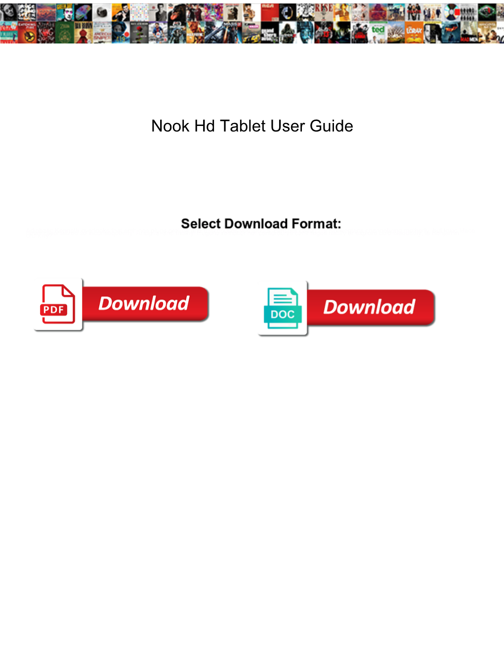 Nook Hd Tablet User Guide