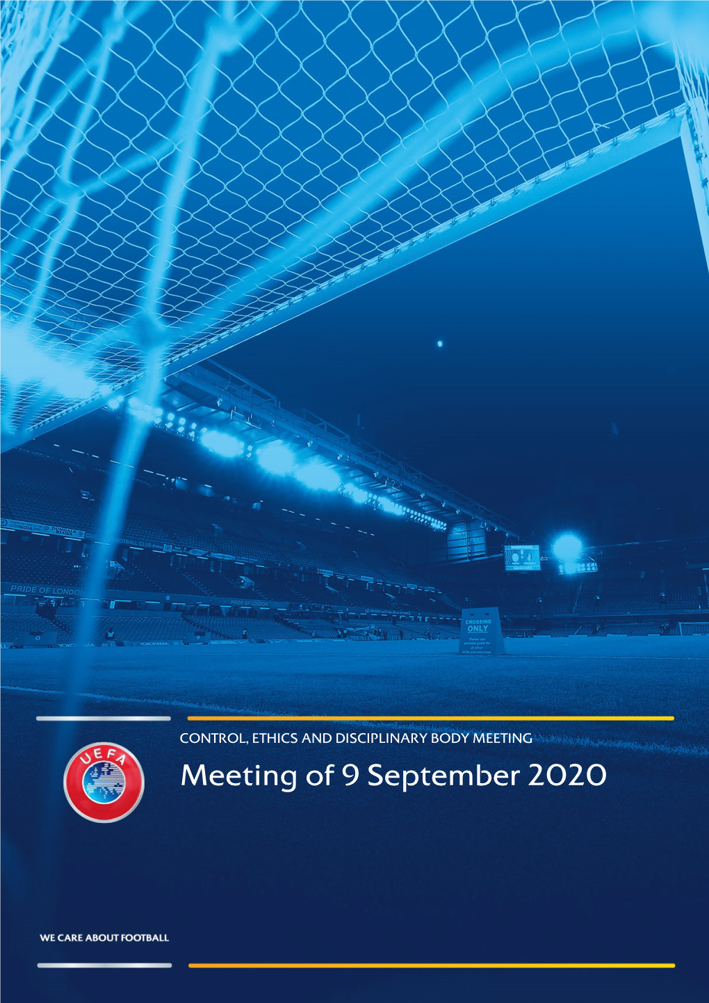 Meeting of 9 September 2020