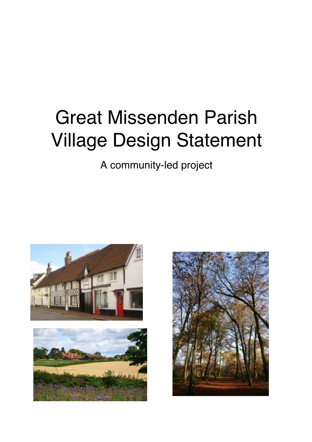 View Great Missenden Parish Village Design Statement