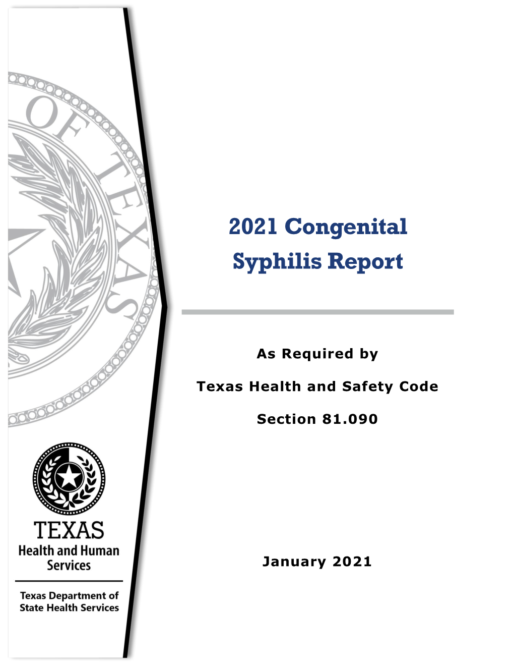 2021 Congenital Syphilis Report