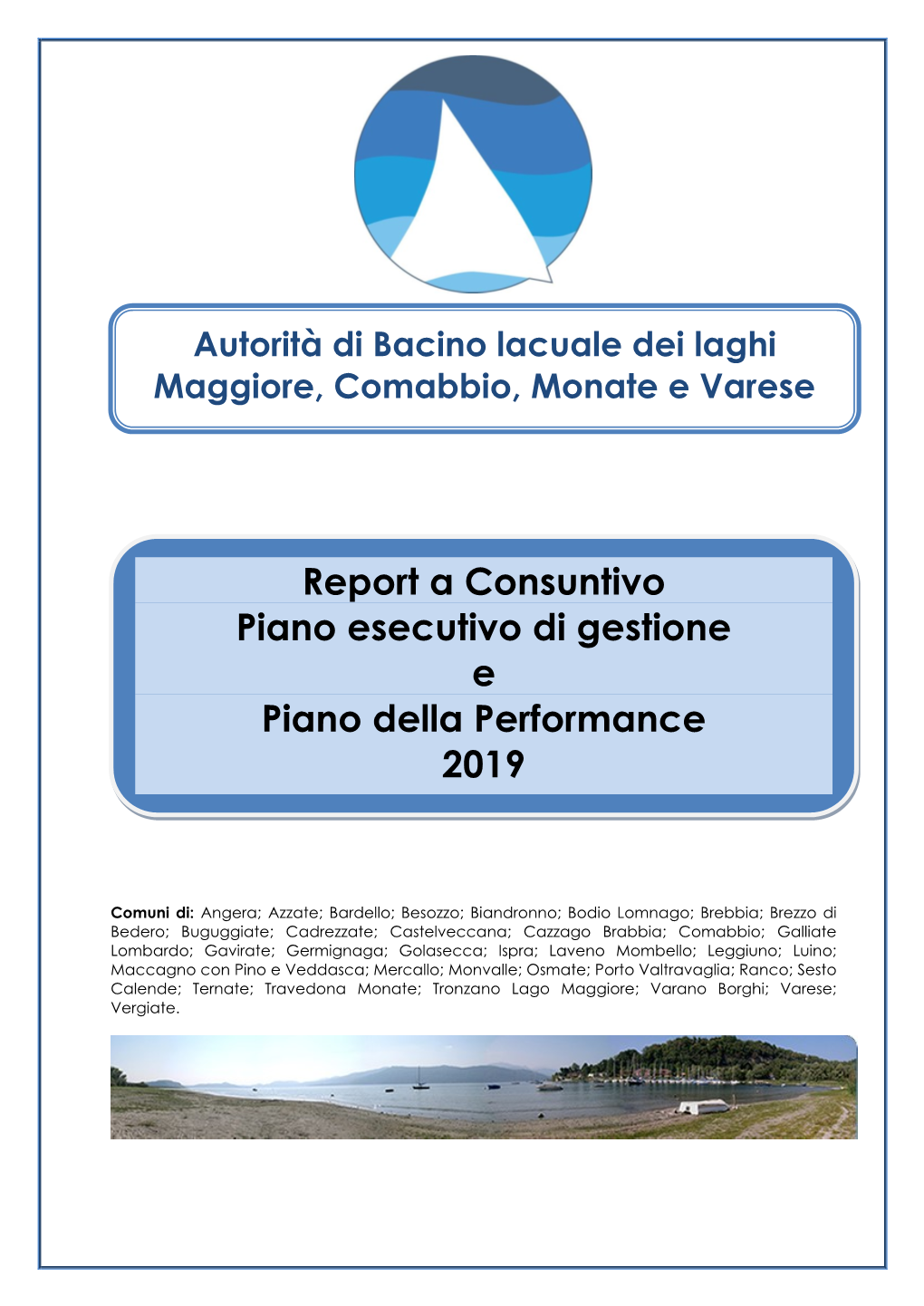 Report a Consuntivo Piano Esecutivo Di Gestione E Piano Della